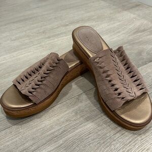 Lucca Lane shoes, suede sandal